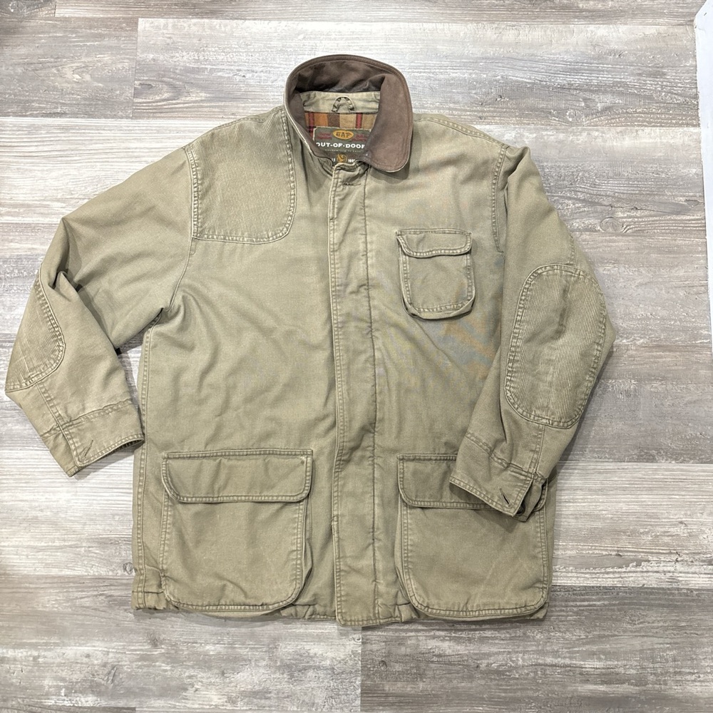 Men's Tan Jacket with Brown Collar